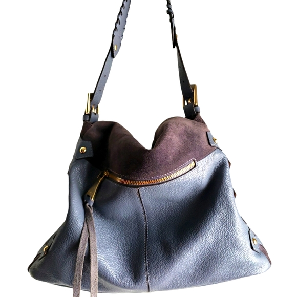 AIMEE KESTENBERG Leather/Suede Hobo Purse - Picture 2 of 15
